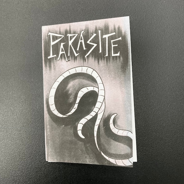 Parasite | Mini 8 Page Zine | Poetry Zines Haiku | Sketch Zine | Sketchbook | Lowbrow art | Perzine Art Zine