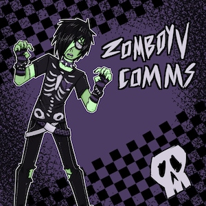 zomboyV Commissions | READ DESCRIPTION | Custom Humanoid OC Art | Human Original Character