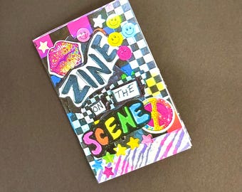 Zine on the Scene | Mini Zine | Emo Scenecore Alternative Collage