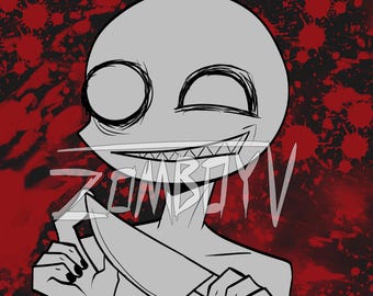 Scene Psycho Killer YCH | Your Character Here for OCs | Scenecore 2000s art | Furry, Anthro, and Humanoid