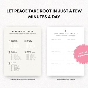 Christian Anxiety Journal – Scripture Writing to Calm Your Mind image 3