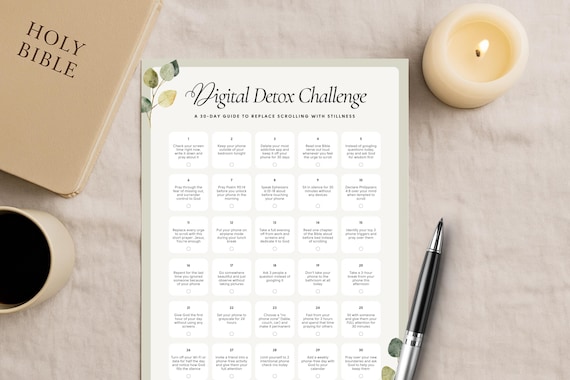Digital Detox Challenge – 30 Days to Disconnect & Reconnect with God