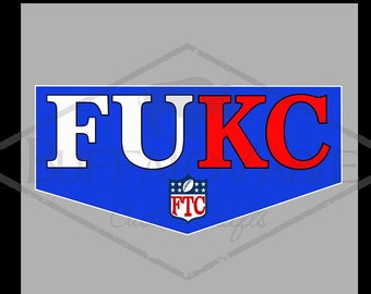 Fuck the Chiefs SVG, zabawny NFL SVG, Kansas City Chiefs zabawny, Raiders Shirt SVG, Broncos shirt SVG, Chargers shirt SVG, fukc SVG