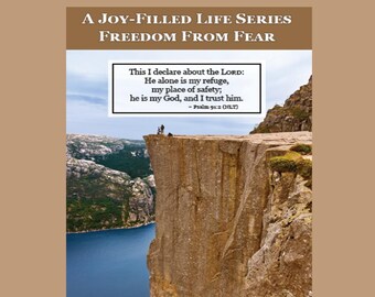 Freedom from Fear - A Scripture-Based Devotional with Nature Imagery - Great Christmas Gift!