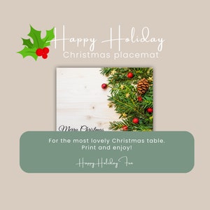 Christmas placemat 3