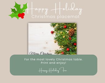 Christmas placemat 3