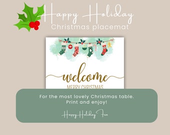 Christmas placemat 1