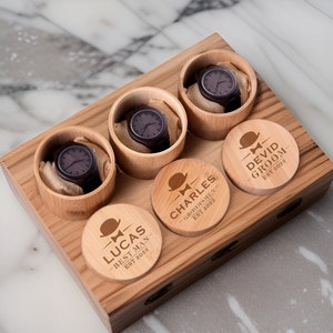 Personalized Watches for Men, Wood Watch with Wooden Custom Watch Box, Best Man Gift, Husband Gift,Boyfriend Gift,Gifts for Dad,Gift For Him