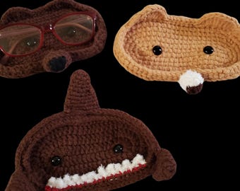 Handmade Crochet Eyeglass Holder