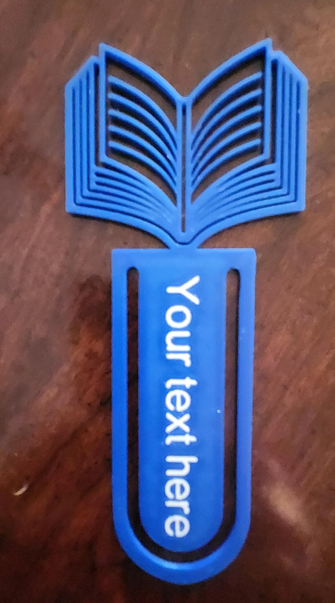 Custom 3D Printed Book Bookmark – Personalized With Your Text - Etsy