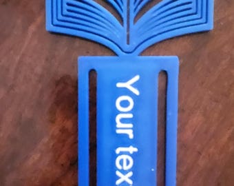 Custom 3D Printed Book Bookmark – Personalized with Your Text