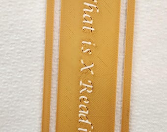 Custom Engraved Bike Bookmark: Gift for Cyclists & Book Lovers