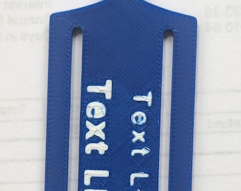 Star of David Bookmark Personalized Jewish Gift