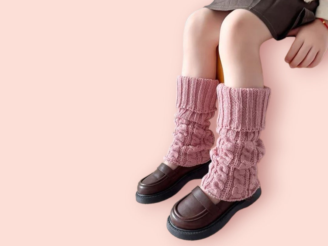 Twist Knitted Children Leg Warmers Cute and Warm Foot Covers Etsy