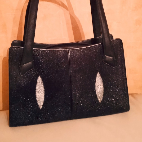 Exotische Stingray Abendtasche Rochenleder Tasche