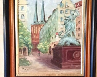 Immagine originale. Berlino. Nikolaivirtel 40x30