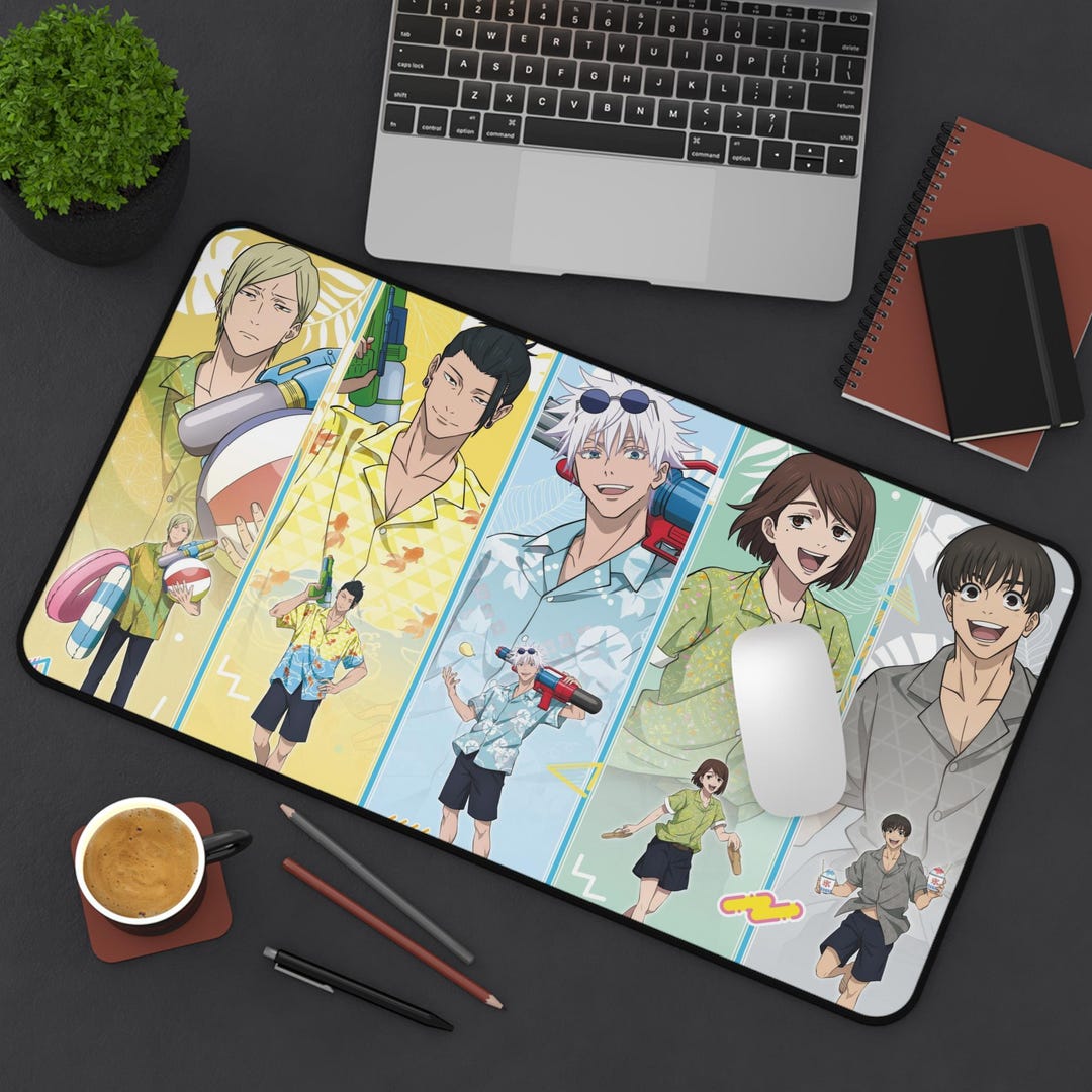 JUJUTSU KAISEN / Desk Mat / Pool Party / Satoru Gojo / Suguru Geto ...