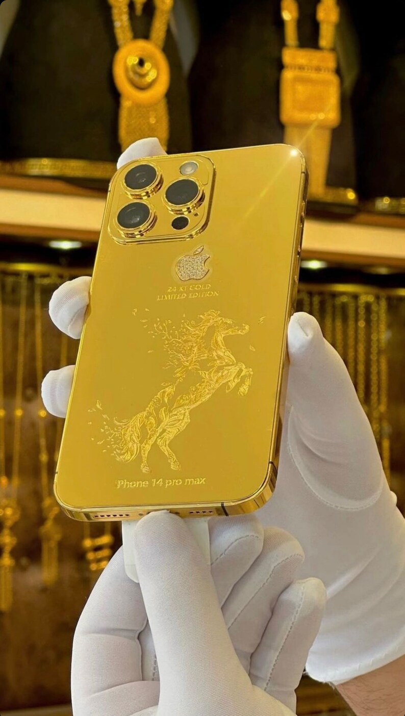 iphone 15 pro max gold plated price