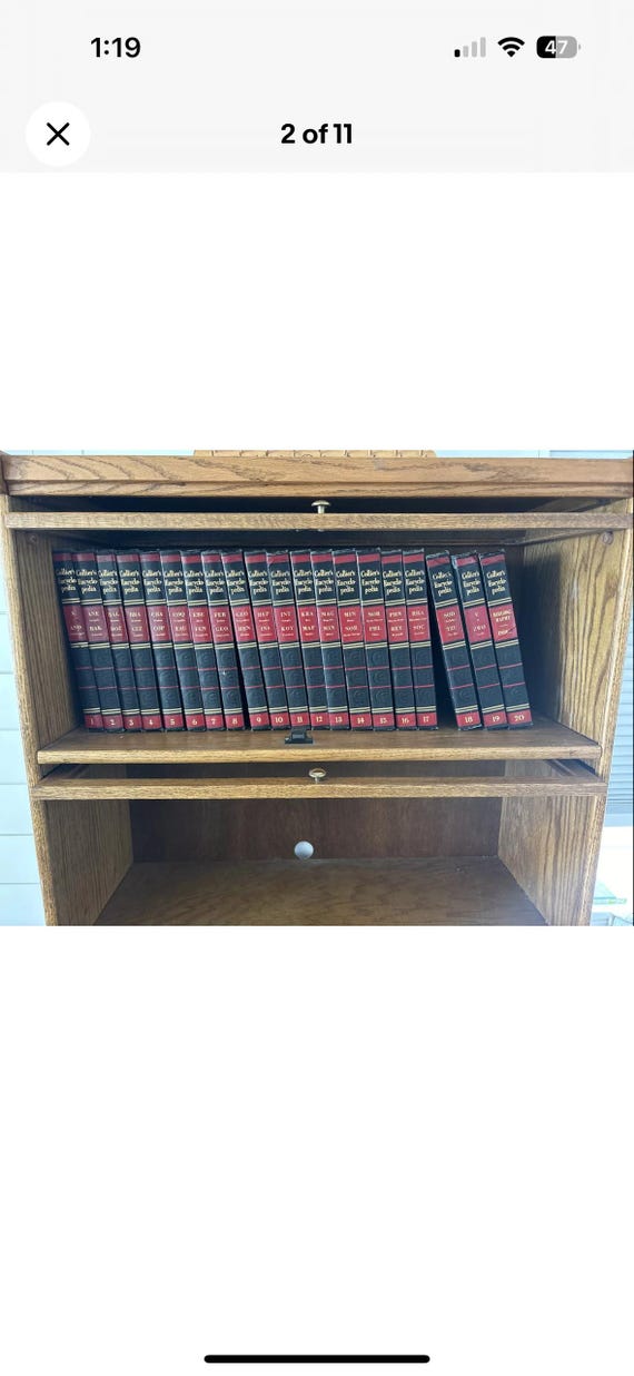 Collier's Encyclopedia 全20巻セット 1953 20 volume set Collier's Encyclopedia black red gold