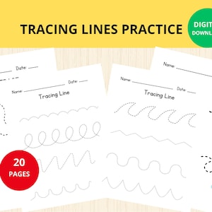 line Tracing worksheets,tracing Practice,line tracing pages,Pre Handwriting, Preschool Worksheets,Handwriting Practice,Fine Motor,Homeschool