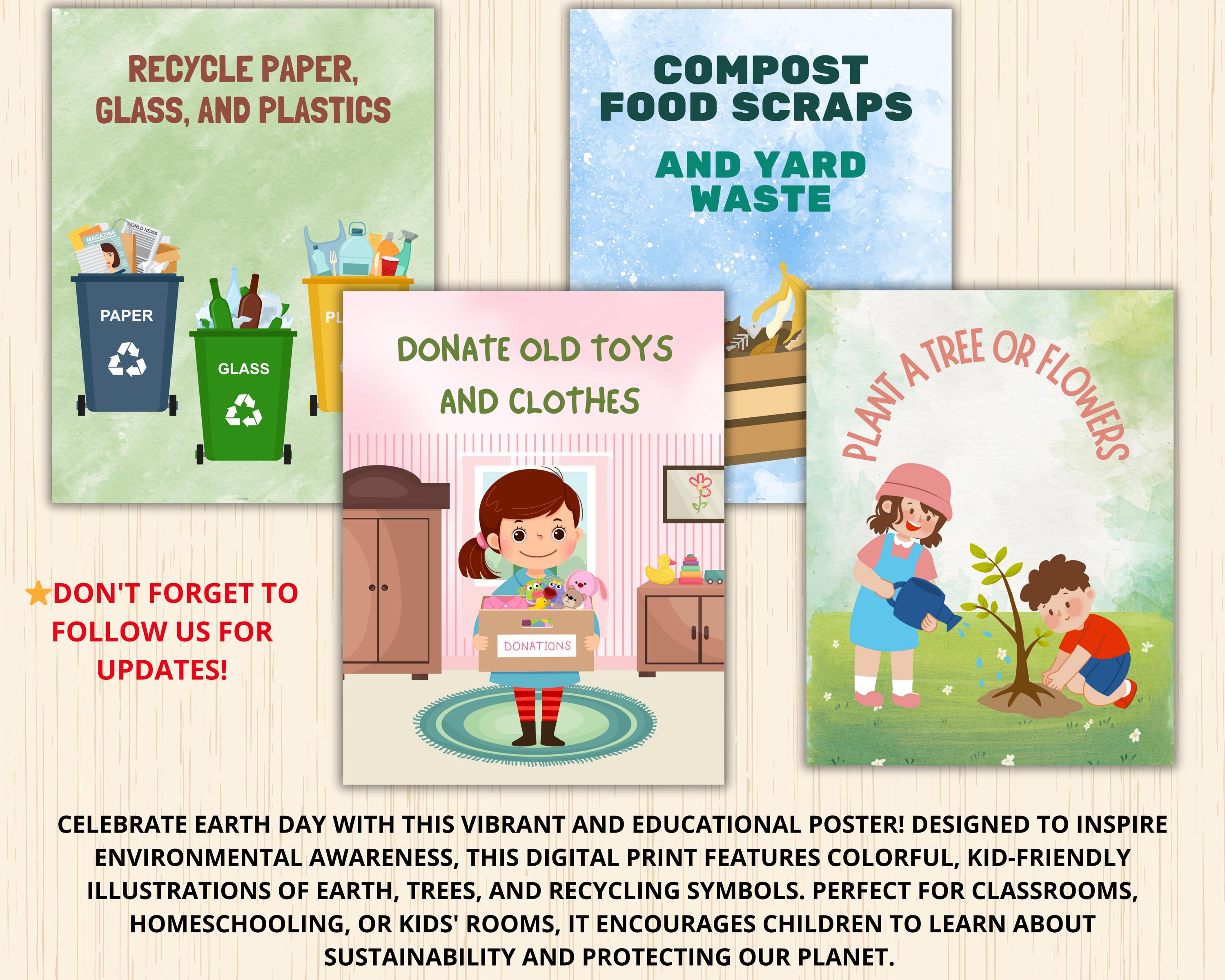 Earth Day Posters,earth Day Bulletin Board,environmental Awareness ...