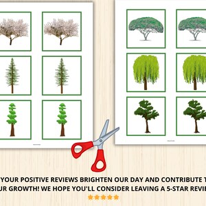 Tree Memory Game,tree Matching Game,tree Unit Study,nature Memory Game ...