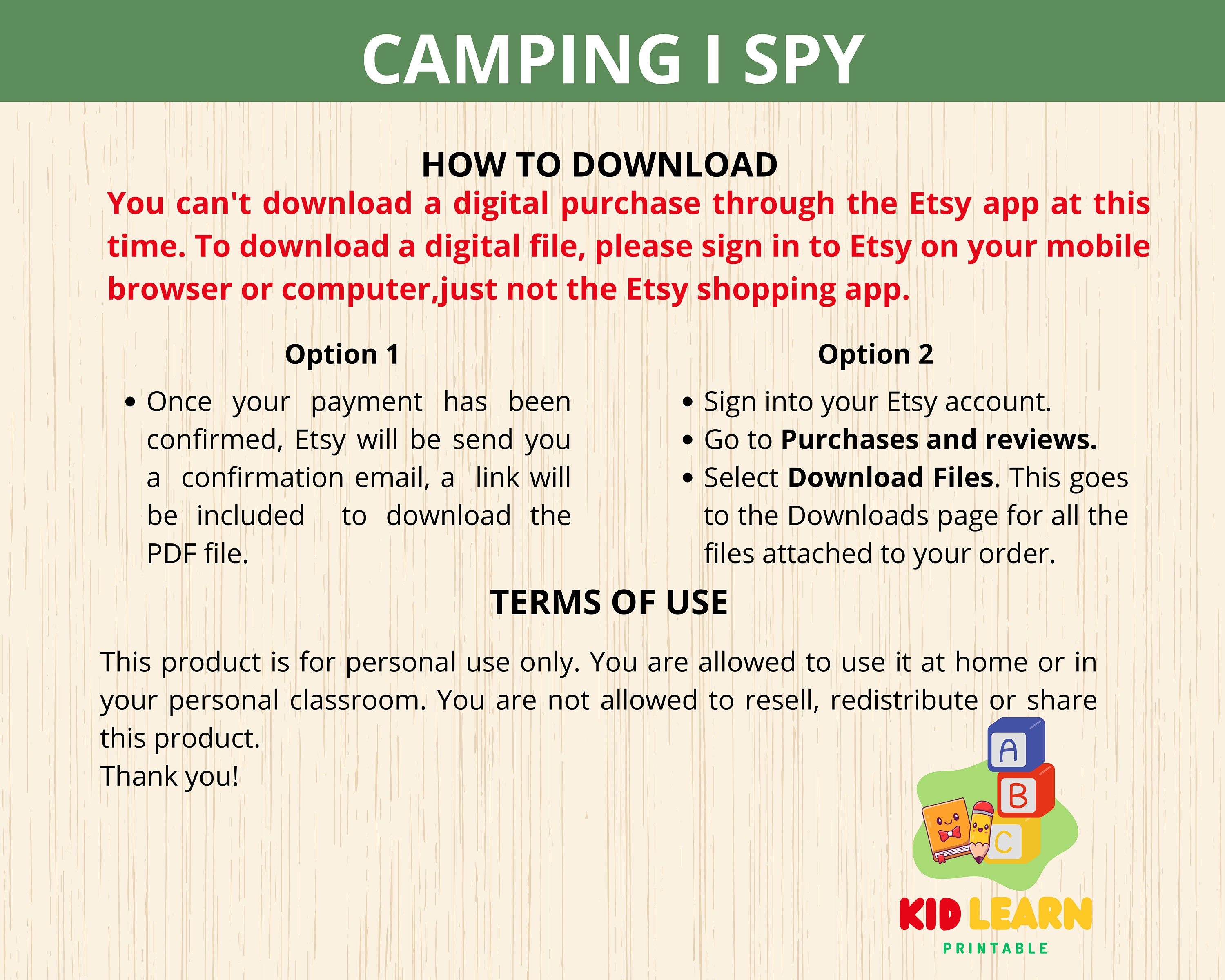 Camping I Spy Counting Activity,look and Find,summer I Spy,camping Busy ...