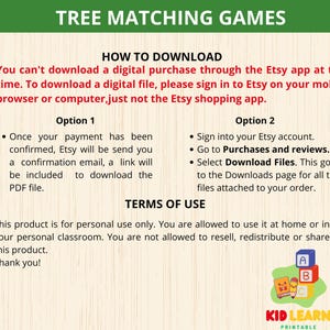 Tree Flashcards,tree Matching Cards,tree Real Pictures,tree Montessori Cards,spring Flashcards ...