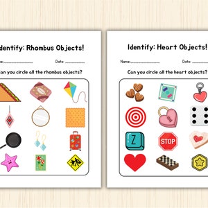 Shapes Matching Activity,shape Sorting, Shape Recognition, Matching ...