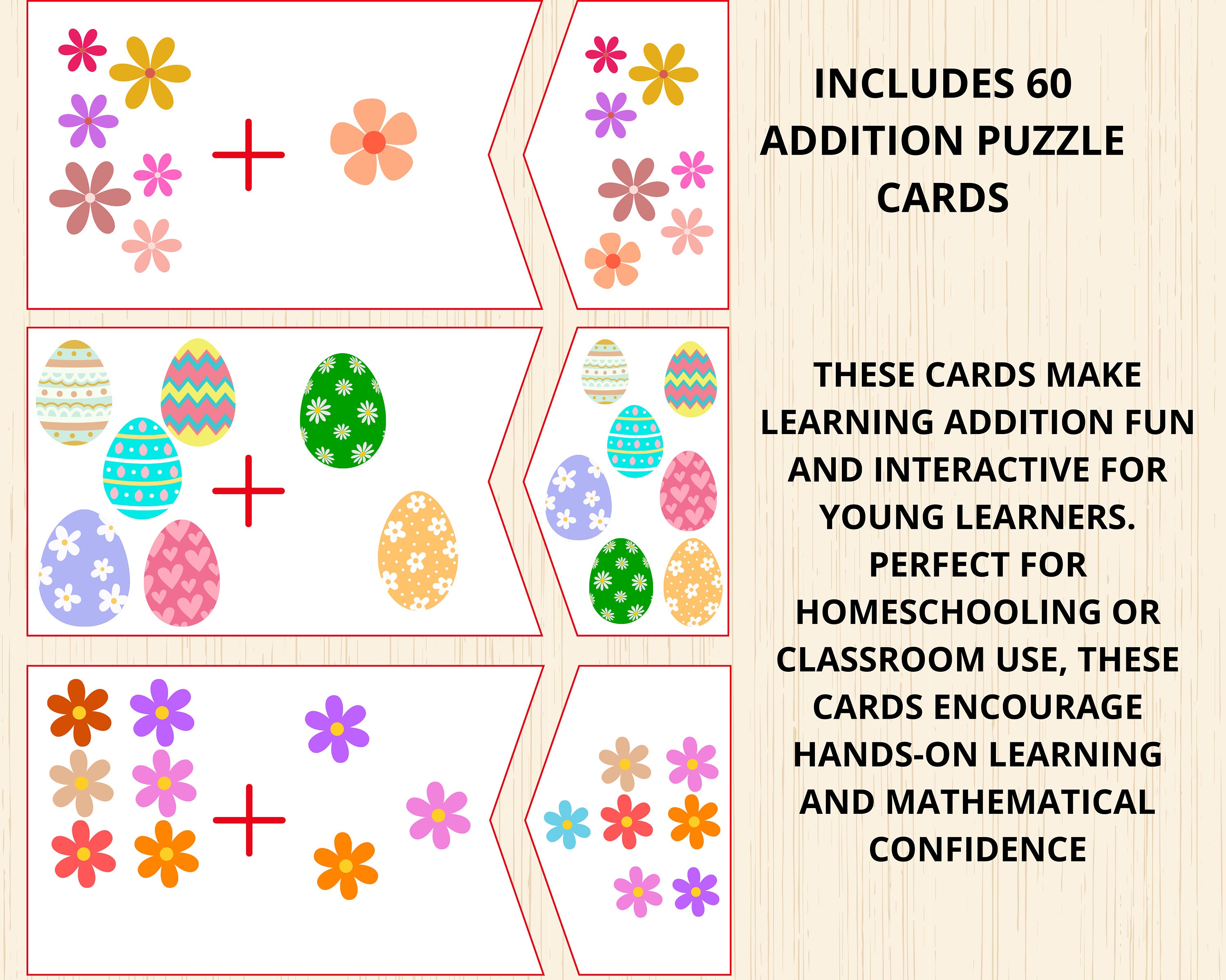 Spring Math Activities, Addition Activity, Addition for Preschool ...