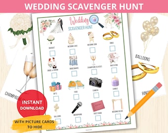 wedding scavenger hunt,kids wedding activity,Wedding Treasure Hunt,Wedding Party Game,wedding I spy,wedding game kids,wedding quiet activity