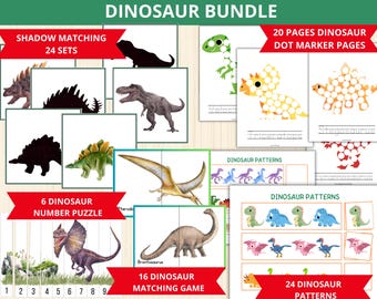 dinosaur bundle,dinosaur preschool worksheets,Dinosaur Toddler,dino Preschool Packet,dinosaur Activity for Kid,toddler busy book,dino theme