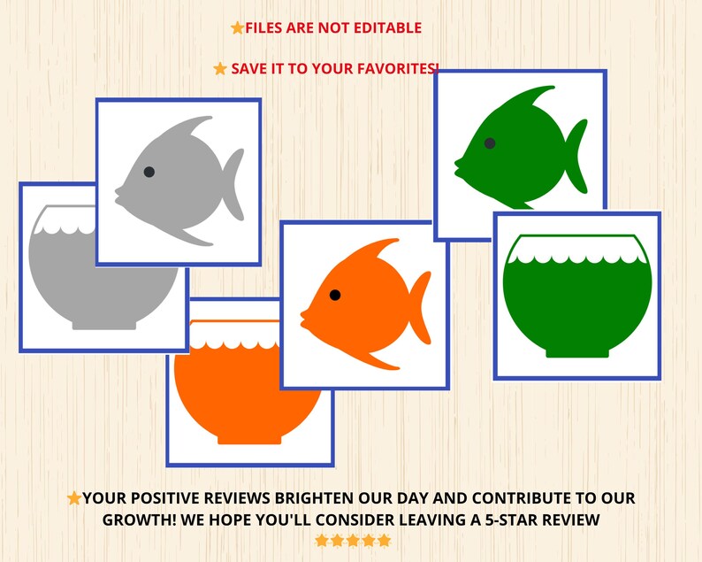 Fish Color Sorting,aquarium Color Matching,fish Busy Book,fish Unit ...