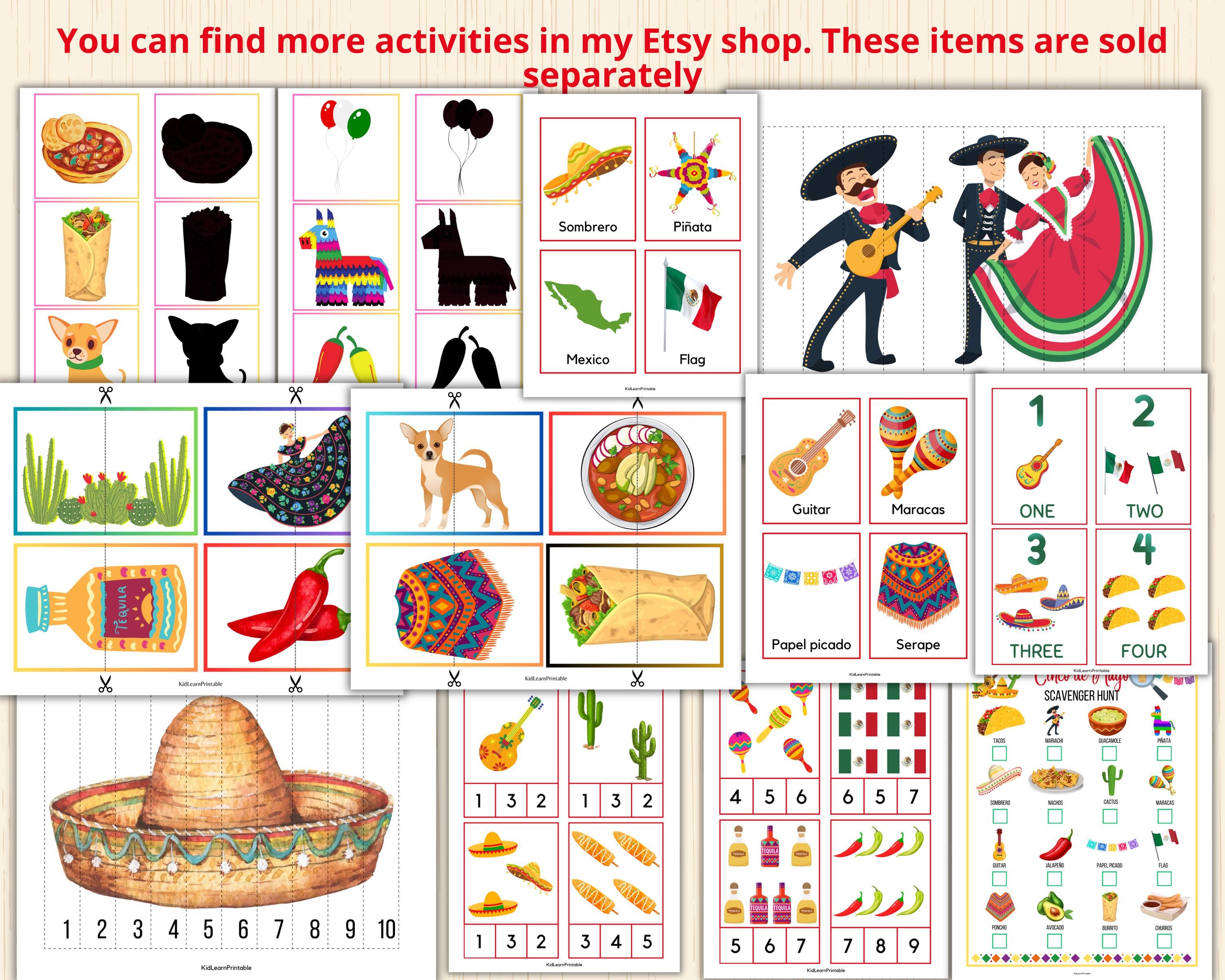 Numbers Bilingual Flashcards, Spanish and English, Early Learning ...