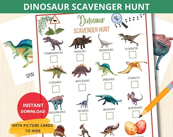 Dinosaur Scavenger Hunt,Dinosaur Treasure Hunt,dinosaur activities,Dinosaur Classroom,Dinosaur Party Games,animals scavenger game,dino prek