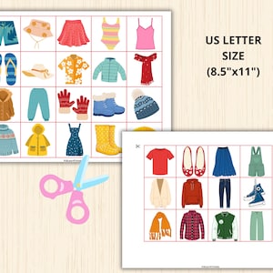 Clothes Sorting Activity,season Wear Activities,weather Dress up Game ...