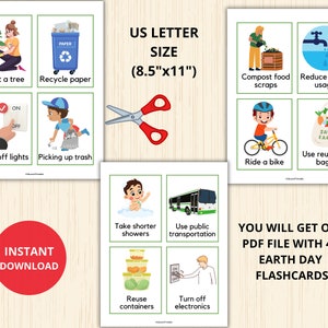 Perfect for classrooms, homeschooling, or playtime, these flashcards inspire young minds to learn about and cherish our planet. Start teaching sustainability early with this delightful set!