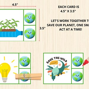 Introduce young learners to the emotions of our planet with these Earth Happy and Sad Clip Cards for preschoolers.