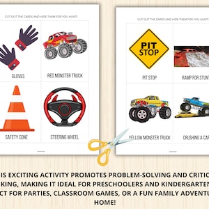 treasure hunt
scavenger hunt
monster truck game
monster truck party
monster jam party
monster jam
checkered flag
rock climbing
monster truck Game for Kids
monster trucks games
Indoor games
preschool activity
kindergarten learning game