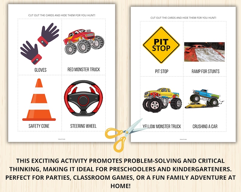 treasure hunt
scavenger hunt
monster truck game
monster truck party
monster jam party
monster jam
checkered flag
rock climbing
monster truck Game for Kids
monster trucks games
Indoor games
preschool activity
kindergarten learning game