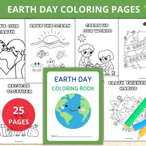 Earth Day Coloring Pages,Earth Day Worksheet,Coloring Sheets, Spring Activity,Homeschool, Kids Coloring Sheets, Earth Day for Kids,preschool