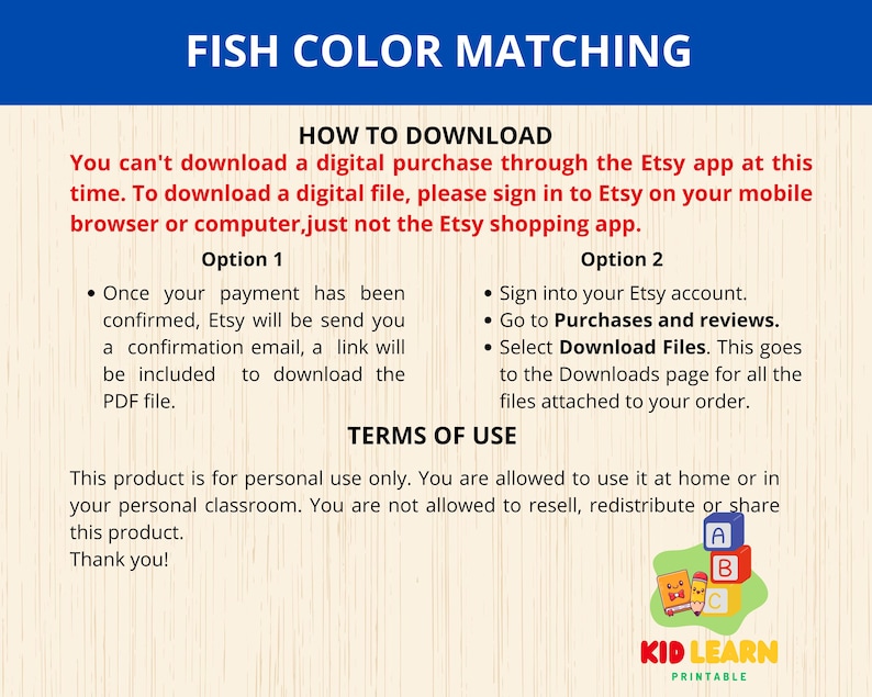Fish Color Sorting,aquarium Color Matching,fish Busy Book,fish Unit ...