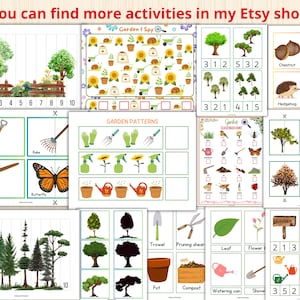 Tree Count and Clip Cards,spring Counting Cards,tree Math Activity,tree ...