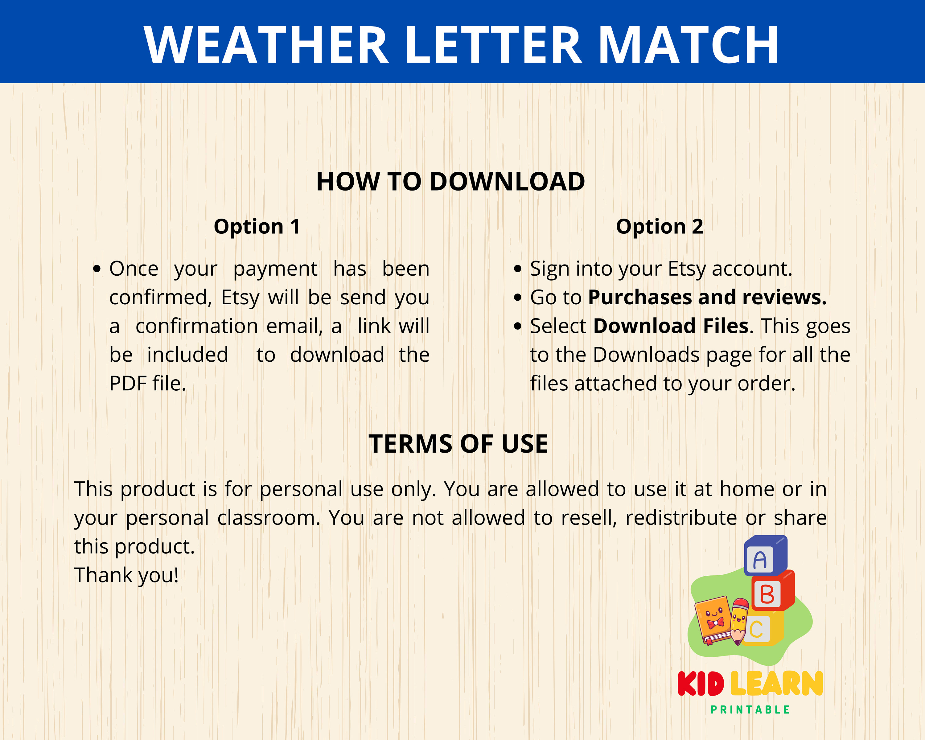 Weather Letter Match, Preschool Letters,alphabet Matching Game,alphabet ...
