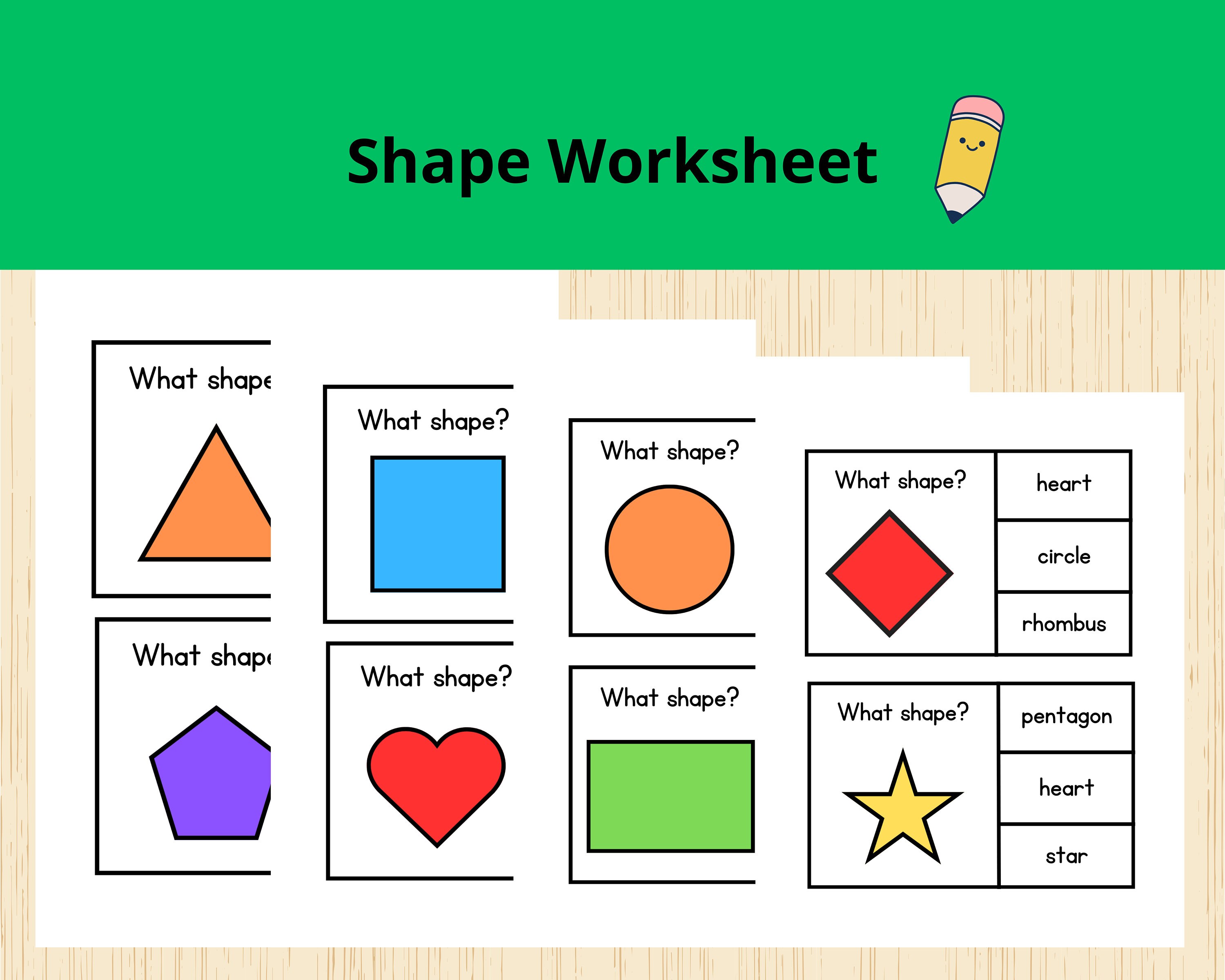 Preschool Shapes Worksheets,shape Activities, Basic Shapes,printable