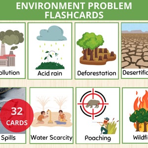 Cartes-éclair de la Journée de l'environnement pour les enfants,Activités sur la Journée de la Terre pour les enfants,Cartes-éclair de la Journée de la Terre,Écologie pour les enfants d'âge préscolaire,Recyclage, Habitudes respectueuses de l'environnement,Passez au vert,Enjeux