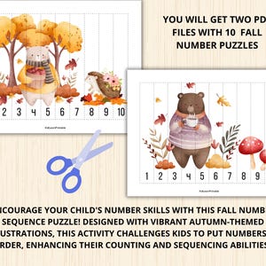 number order
fall homeschooling
 number sequence puzzles
prek math game
autumn preschool
nature puzzle
preschool math
morning basket
preschool puzzle
sequence game
pre k math
fall activity
autumn quiet book
autumn activity