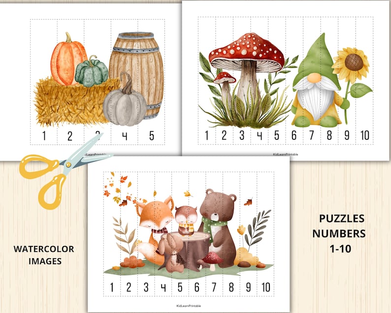 Perfect for preschool and kindergarten learners, this fun and educational puzzle makes learning math exciting and seasonal. Download, print, and enjoy hours of educational play!