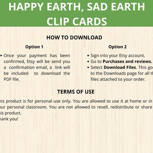 Puede incluir: Una hoja de instrucciones de descarga digital para un conjunto de tarjetas de clip imprimibles. La hoja explica c&oacute;mo descargar los archivos de Etsy despu&eacute;s de la compra. La hoja tambi&eacute;n incluye los t&eacute;rminos de uso del producto.