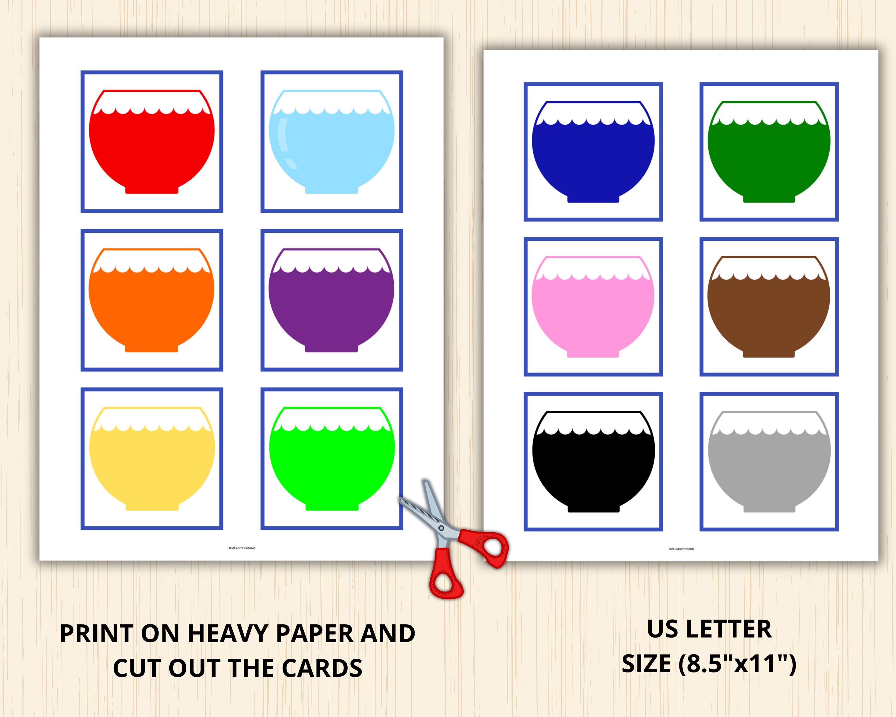 Fish Color Sorting,aquarium Color Matching,fish Busy Book,fish Unit ...